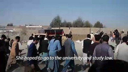 Afghan female media worker buried after three shot dead