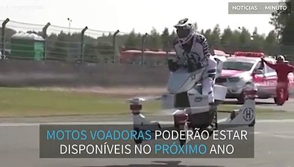Motos voadoras estarão disponíveis no próximo ano