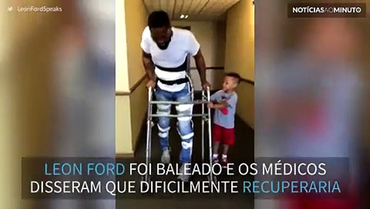 Filho incentiva o pai a não desistir da recuperação