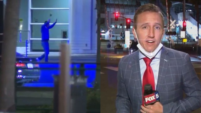 News Crew Accidentally Films Officer-Involved Shooting Live