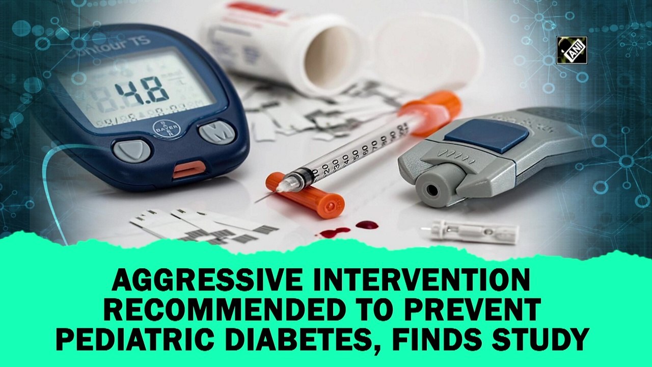 Aggressive intervention recommended to prevent pediatric diabetes, finds study