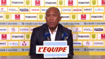 Kombouaré : «Une grosse déception» - Foot - L1 - Nantes