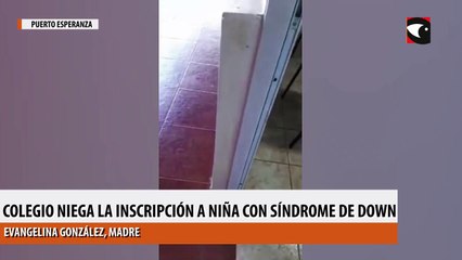 Colegio niega la inscripción a niña con síndrome de down