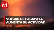 En Guatemala, volcán de Pacaya incrementa actividad