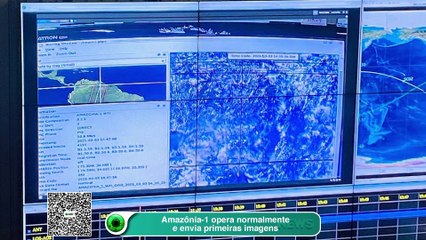 Amazônia-1 opera normalmente e envia primeiras imagens