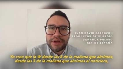 W Radio Colombia gana Premio Rey de España gracias al trabajo en equipo