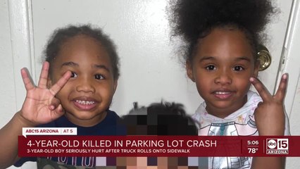 4-year-old killed in parking lot crash in Glendale