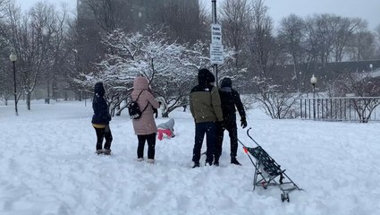 Snowball fights can be dangerous