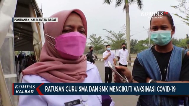 Vaksinasi Massal untuk Guru SMA-SMK di Pontianak