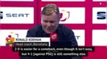 '4-1 is something else' - Koeman cools PSG comeback talk after Barca stun Sevilla