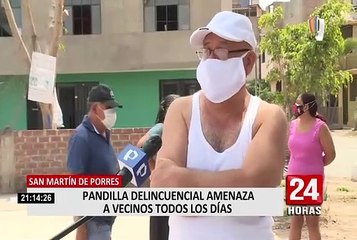SMP: vecinos denuncian que parque ha sido tomado por pandilleros