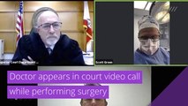 Doctor appears in court video call while performing surgery, and other top stories in strange news from March 04, 2021.