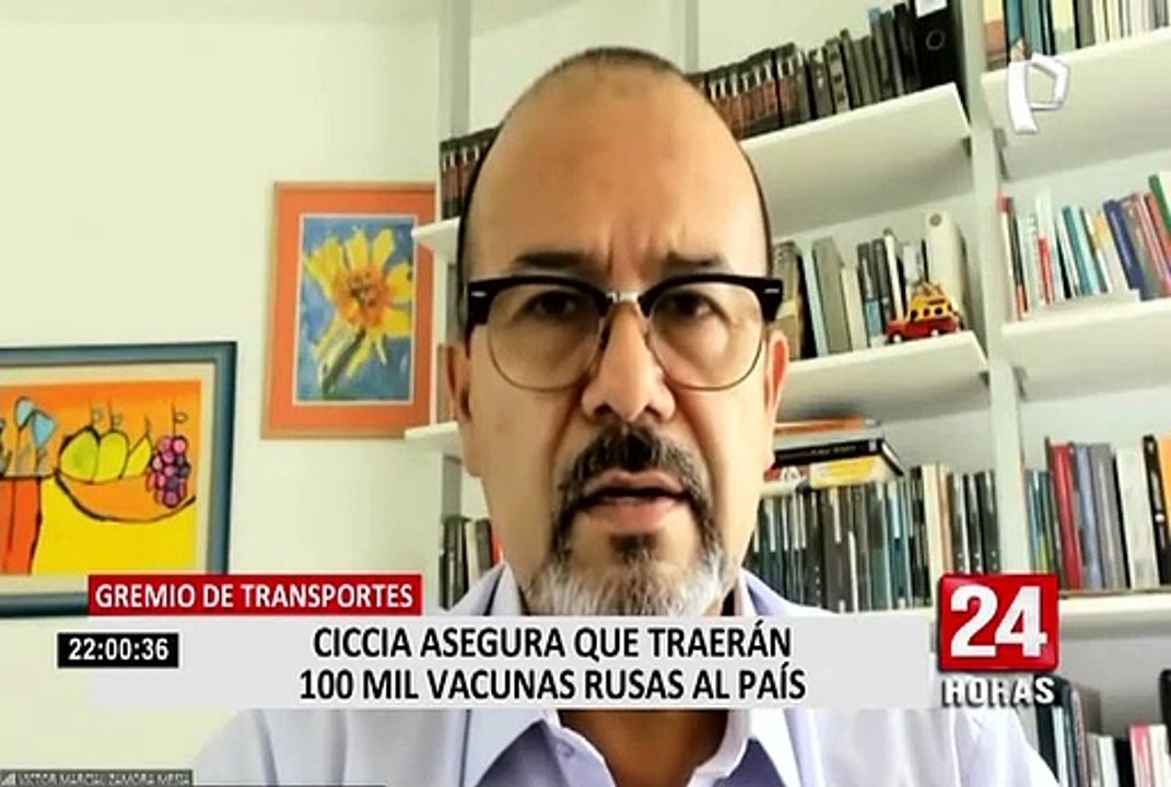 Empresario Ciccia ofrece traer 100 mil vacunas rusas contra el coronavirus