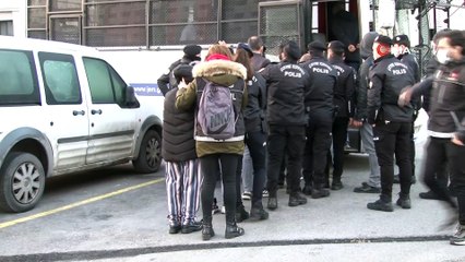 Uyuşturucu operasyonunda gözaltına alınan 20 şüpheli adliyeye sevk edildi