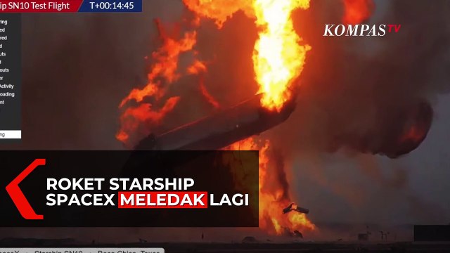 Roket SpaceX Meledak Lagi Setelah Berhasil Diluncurkan dan Mendarat