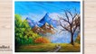 Easy way to draw beautiful scenery painting __ Landscape painting __ Pallavi Drawing Academy