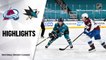 Avalanche @ Sharks 3/3/21 | NHL Highlights