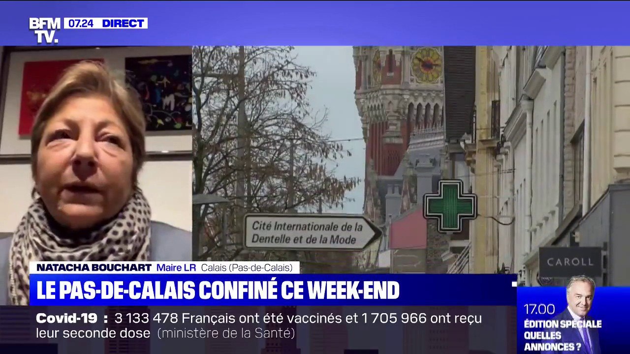 Pour Natacha Bouchart, maire de Calais, le refus de certains soignants de se faire vacciner "est complètement inacceptable"