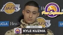 Kyle Kuzma RAN to Stadium to Make Lakers vs Kings
