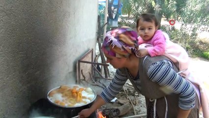 Turunç tatlısı kadınların gelir kapısı oldu