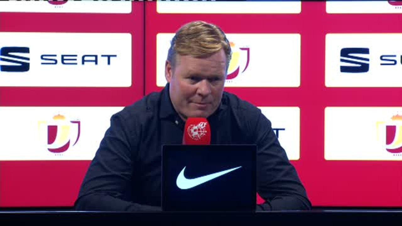 Koeman: "Lo hemos merecido, hemos sido mejor eq...