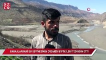 Siirt'te kuraklık baş gösterdi, barajlarda su seviyesinin düşmesi çiftçileri tedirgin etti