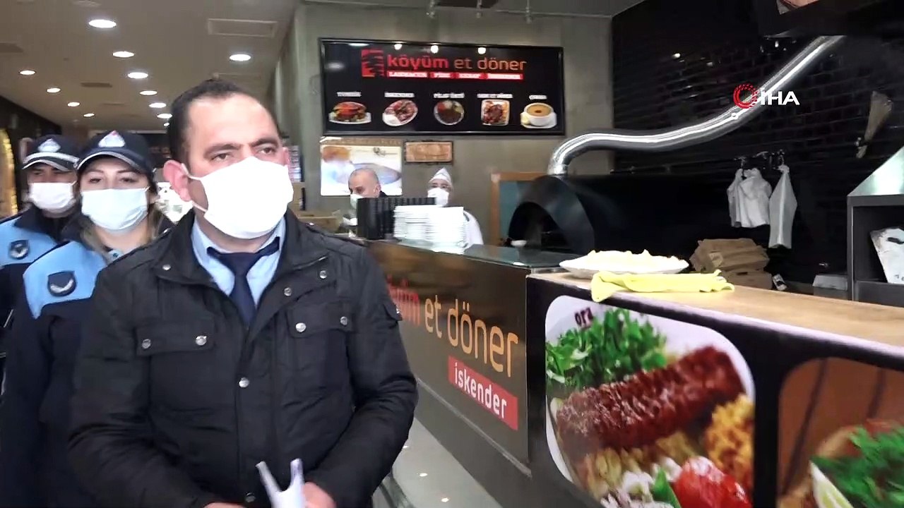 Esenyurt zabıtasından kafe ve restoranlara korona virüs denetimi
