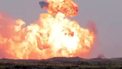 Así ha sido la espectacular explosión del prototipo SpaceX de Elon Musk