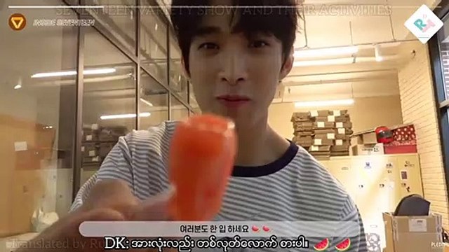INSIDE SEVENTEEN - DK's Scene Playbill Photoshoot behind Myanmar Sub