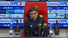 ALÉ VERONA: BENEVENTO-H.VERONA 0-2, CONFERENZA STAMPA DI  JURIC