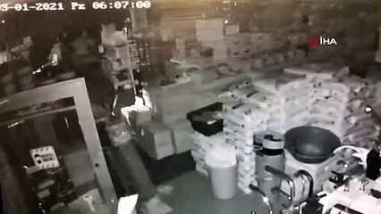 Nalburda 400 bin liralık soygun kamerada