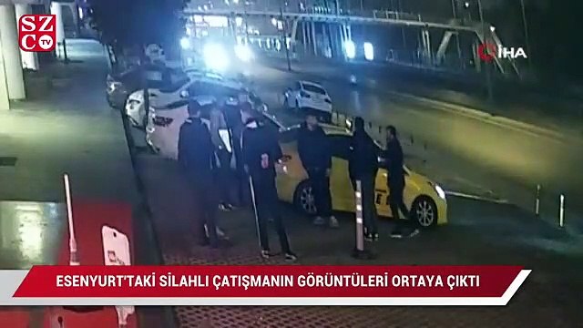 Esenyurt'ta yaşanan silahlı çatışmanın görüntüleri ortaya çıktı