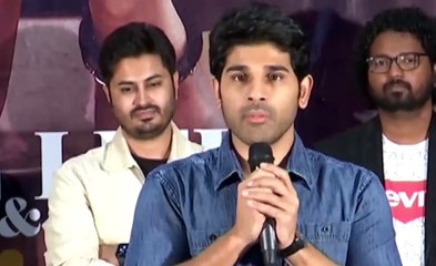 Allu Sirish Comments on Jathi Ratnalu Movie(Telugu)