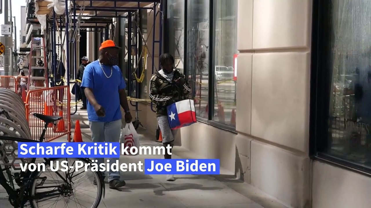 Texas öffnet - sehr zum Missfallen Bidens