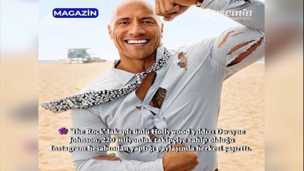 Hollywood yıldızı Dwayne Johnson hacamatı tercih etti!