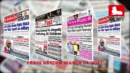 CAMEROONIAN PRESS REVIEW OF March 04, 2021