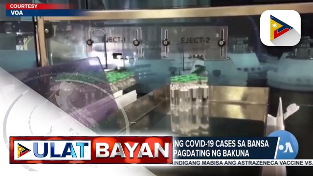 NTF, kumpiyansang bababa na ang COVID-19 cases sa bansa dahil sunud-sunod na ang pagdating ng bakuna