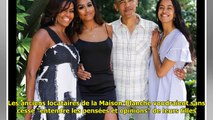 Barack et Michelle Obama - à la maison, ce sont leurs filles Sasha et Malia qui tiennent la dra...