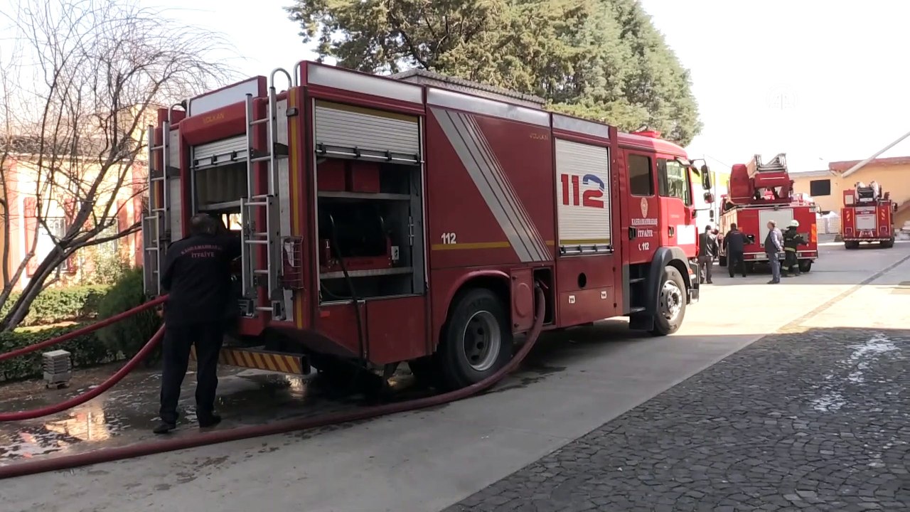 KAHRAMANMARAŞ - Tekstil fabrikasında yangın