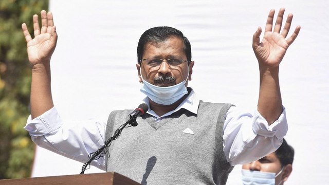 Delhi CM Kejriwal takes first shot of Covid vaccine
