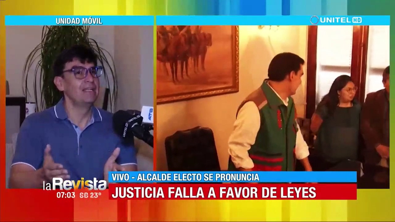 José María Leyes anuncia que retomará funciones como alcalde en Cochabamba