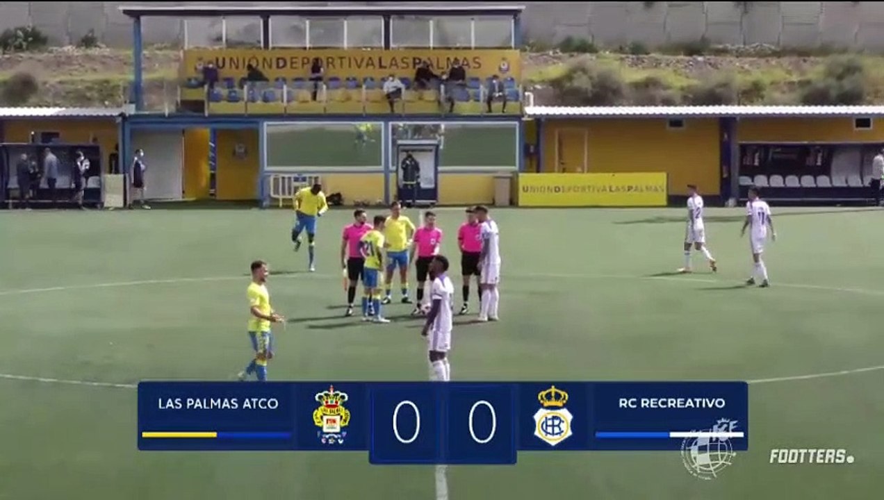 jornada 12ª 2ª Div.B GR.IV Temp.2020/2021 Las Palmas Atco.3-Recreativo 3 1º Tiempo