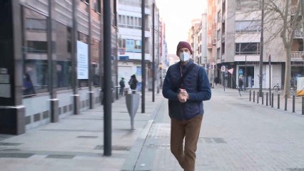 Iñaki Urdangarin empieza sobre ruedas su nuevo trabajo en Vitoria