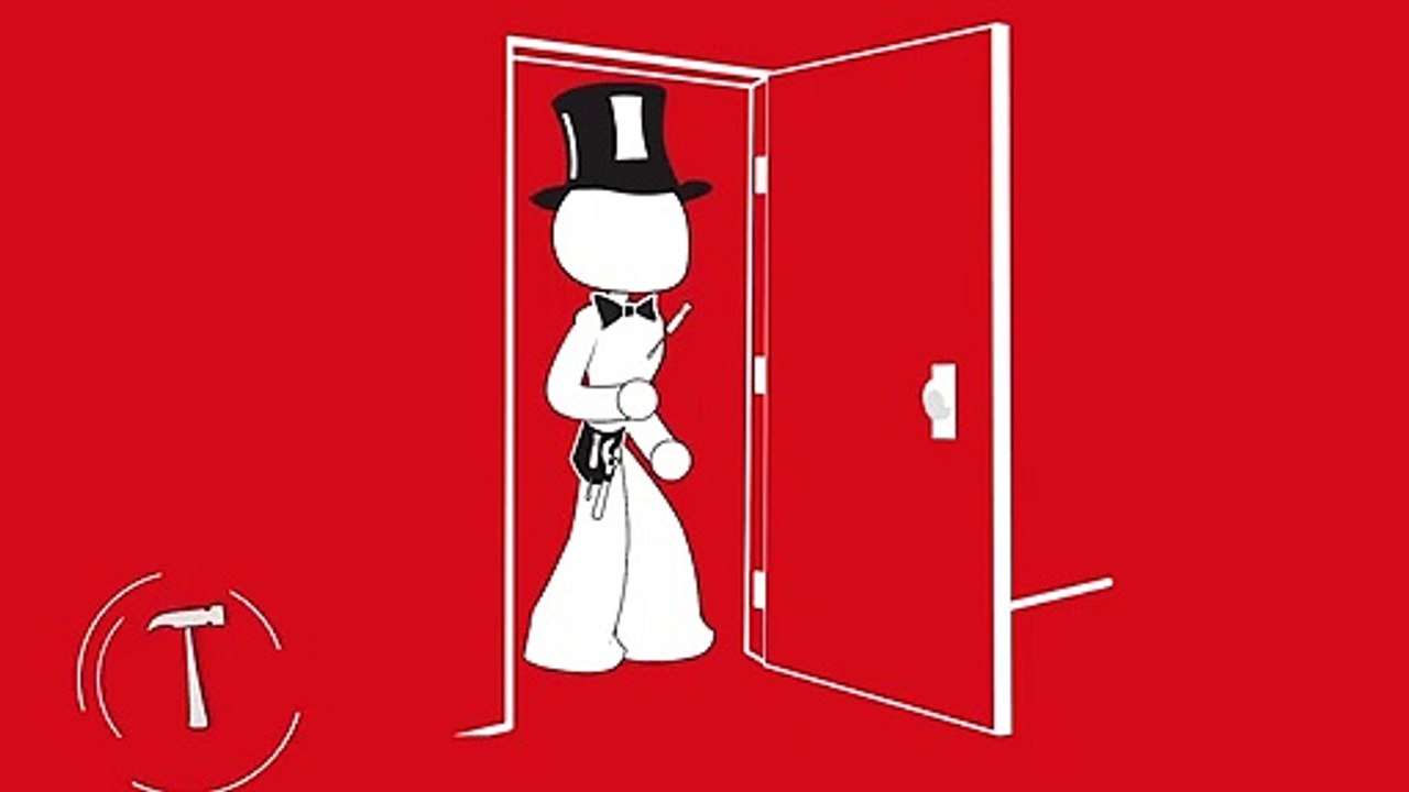 Door Repair - Mr. Handyman Animated Logo Series Plano, TX
