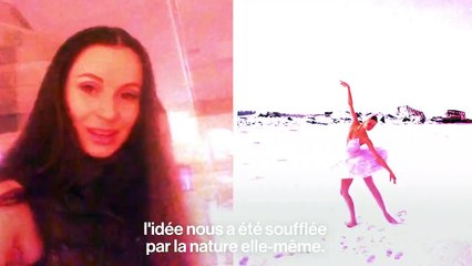 Elle danse "Le Lac des cygnes" au milieu d'une baie gelée pour interpeller Vladimir Poutine