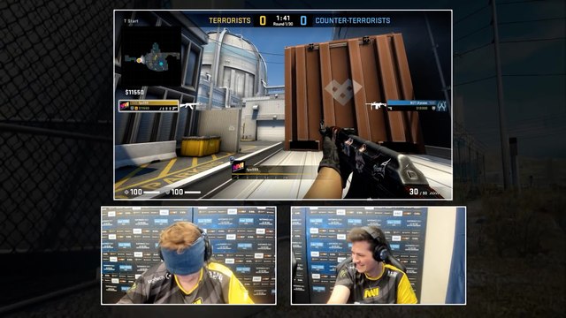 Counter-Strike - Boombl4 can't stop laughing - Pros vs. Easy Bots Part 2