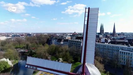 #dailydrone: conheça o moinho de vento histórico de Bremen