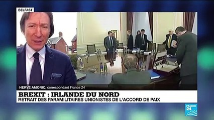 Brexit en Irlande de Nord : retrait des paramilitaires de l'accord de paix