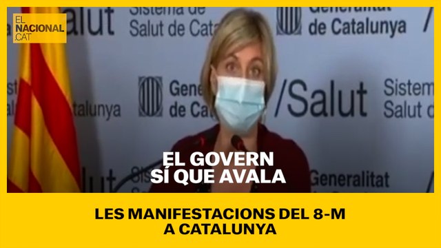 El Govern sí que avala les manifestacions del 8-M a Catalunya