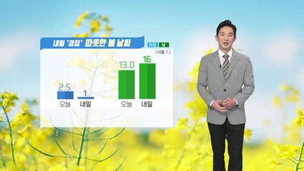 [날씨] 내일 '경칩'...큰 추위 없이 포근 / YTN